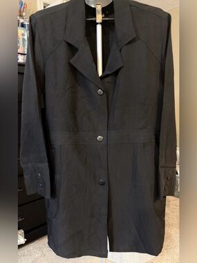 WonderWink Black Performance Lab Coat